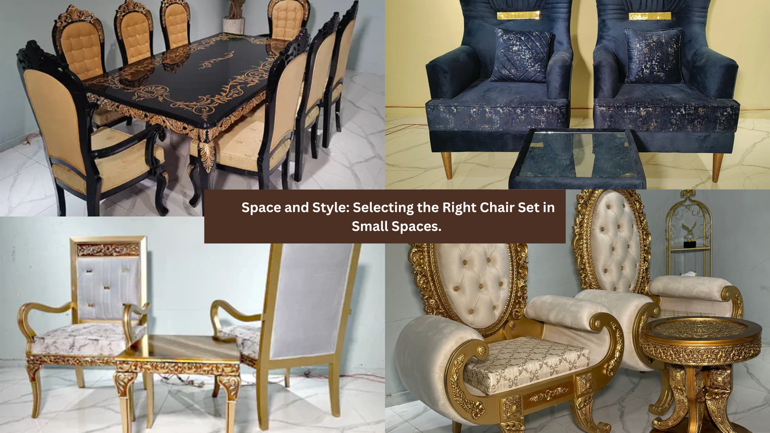 Space and Style: Selecting the Right Chair Set in Small Spaces