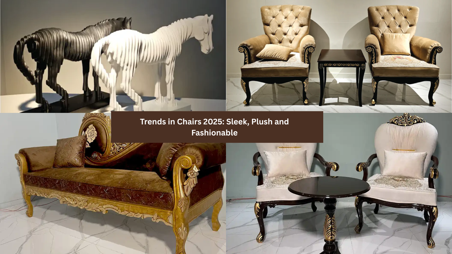 Trends in Chairs 2025: Sleek, Plush and Fashionable