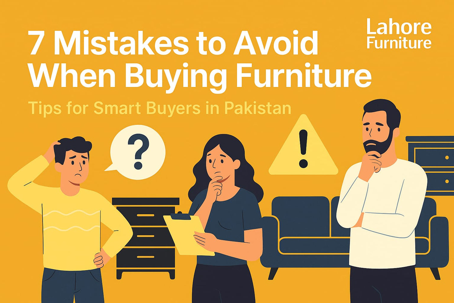 7 Mistakes to Avoid When Buying Furniture in Pakistan