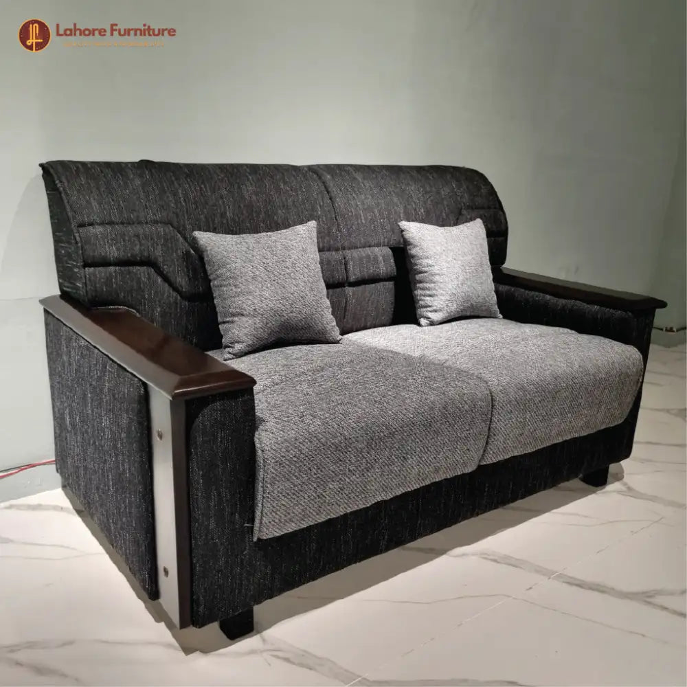 Comfortable and Elegant GrandGrove Wooden Couch # S42