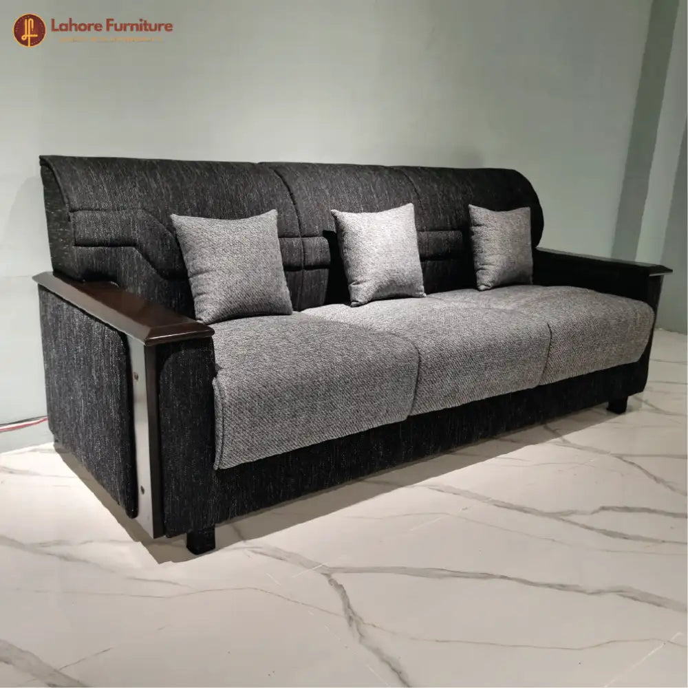 Comfortable and Elegant GrandGrove Wooden Couch # S42