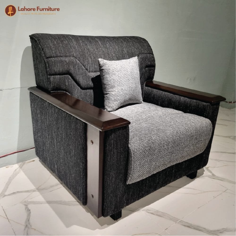 Comfortable and Elegant GrandGrove Wooden Couch # S42