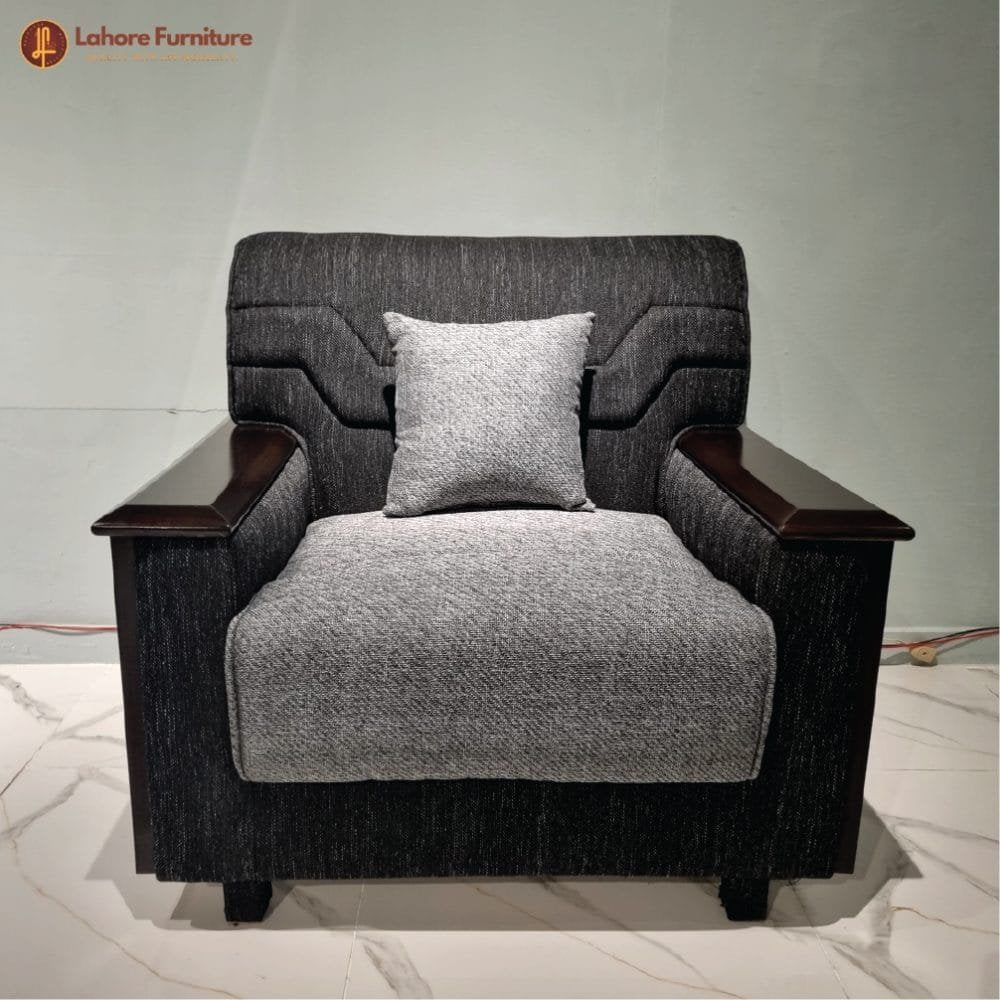 Comfortable and Elegant GrandGrove Wooden Couch # S42
