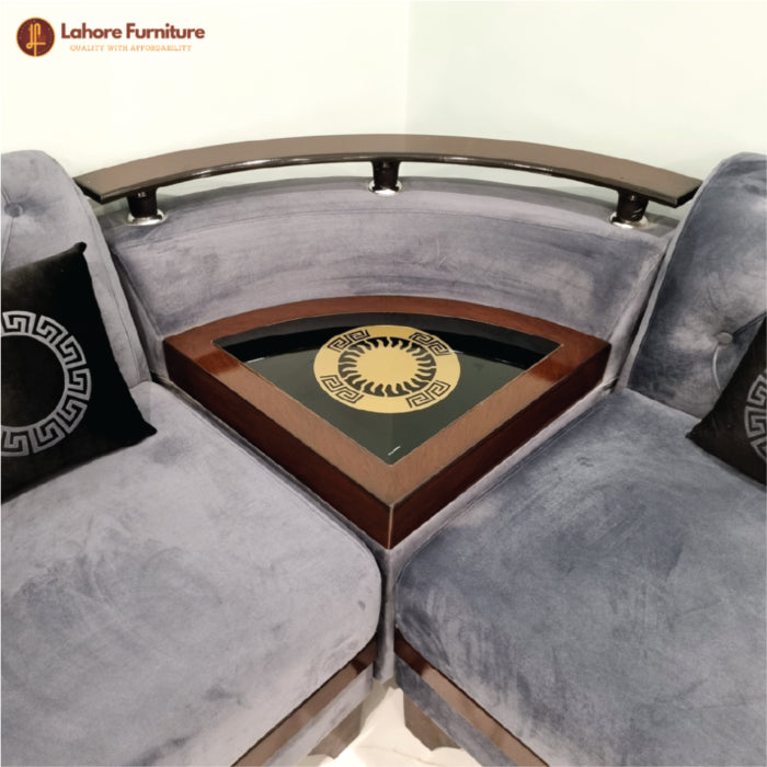 Modern Curved Table Sofa # LS07