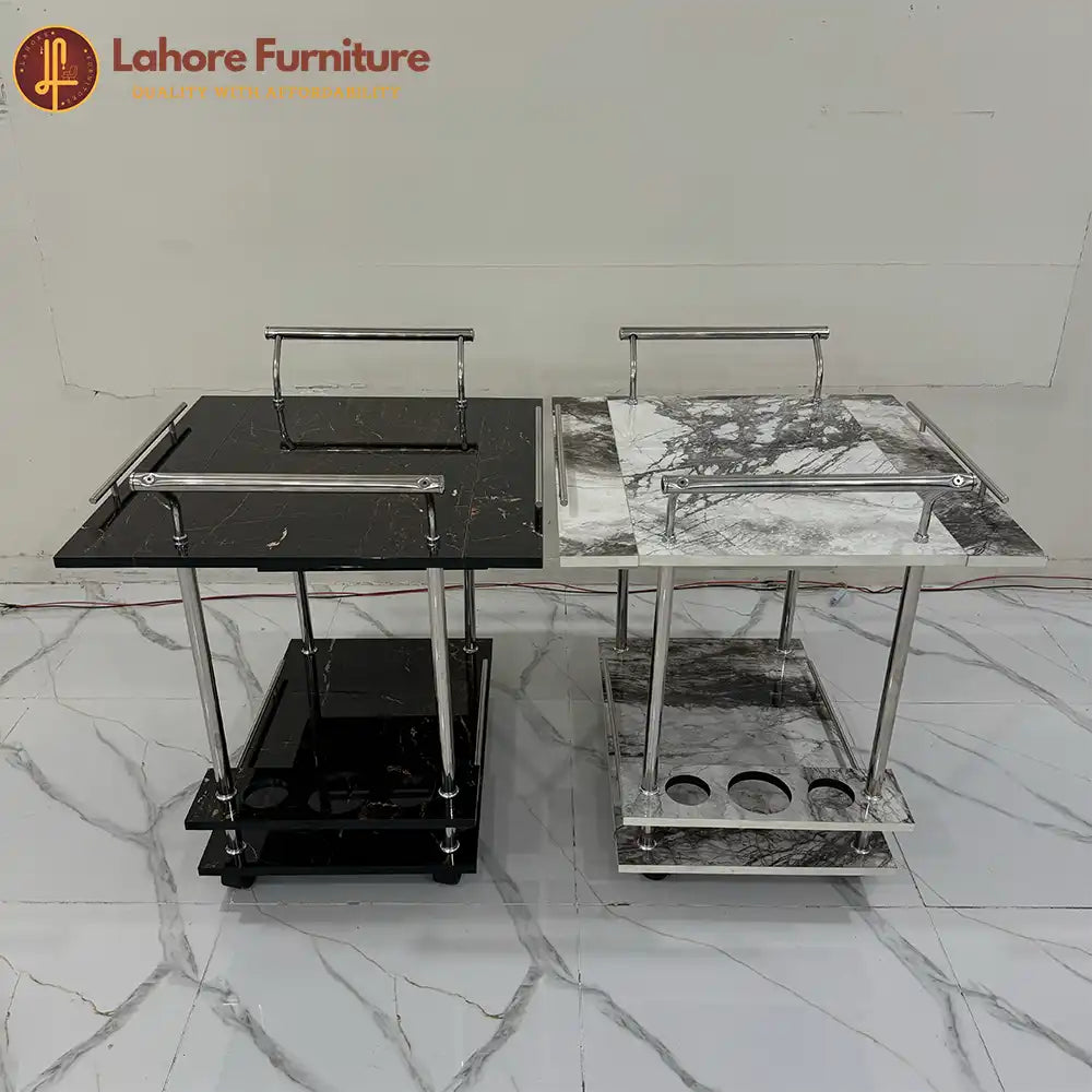 UV Tea Trolley with Extendable Top