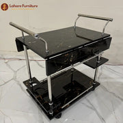 UV Tea Trolley with Extendable Top
