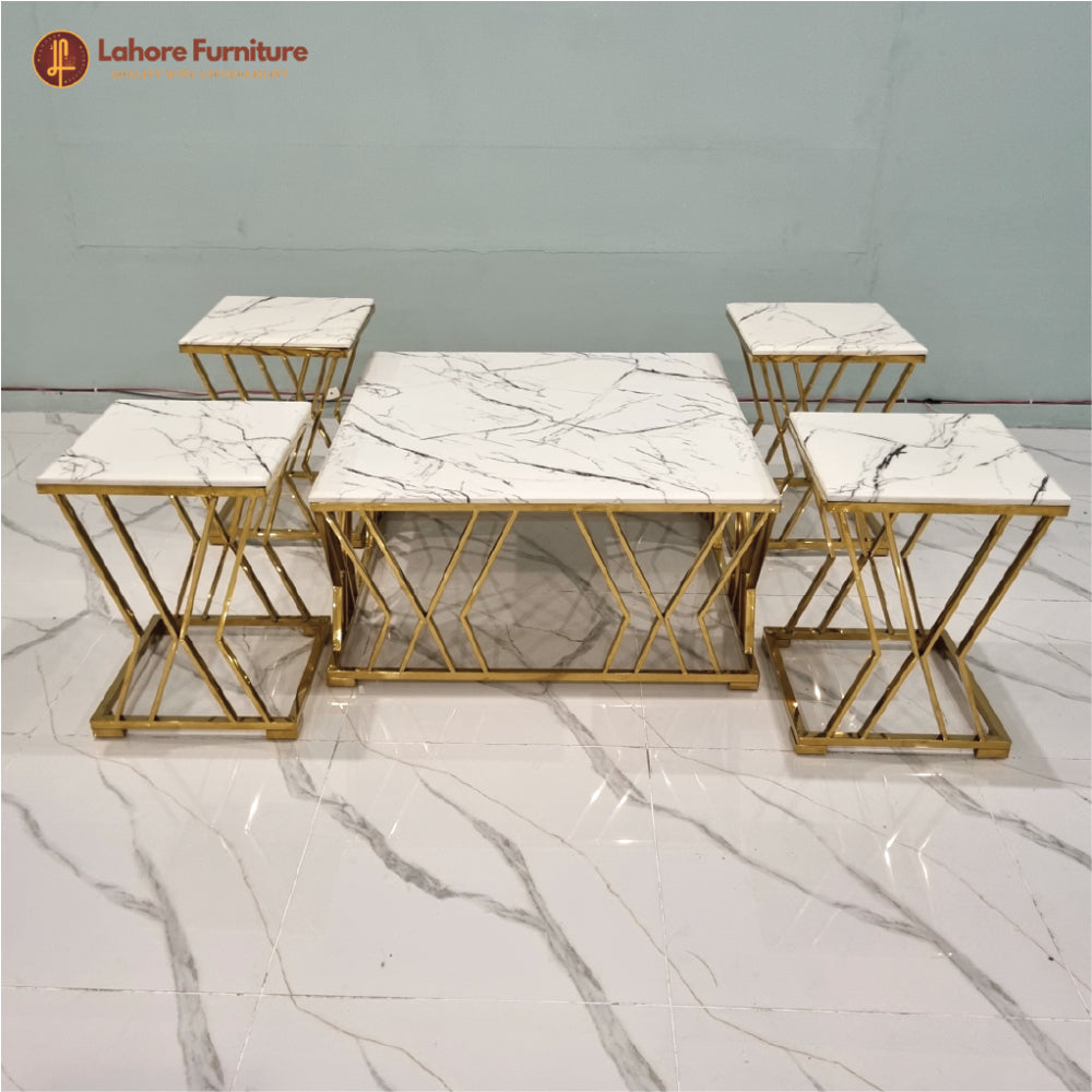 Elegant & Timeless Marble White Center Table