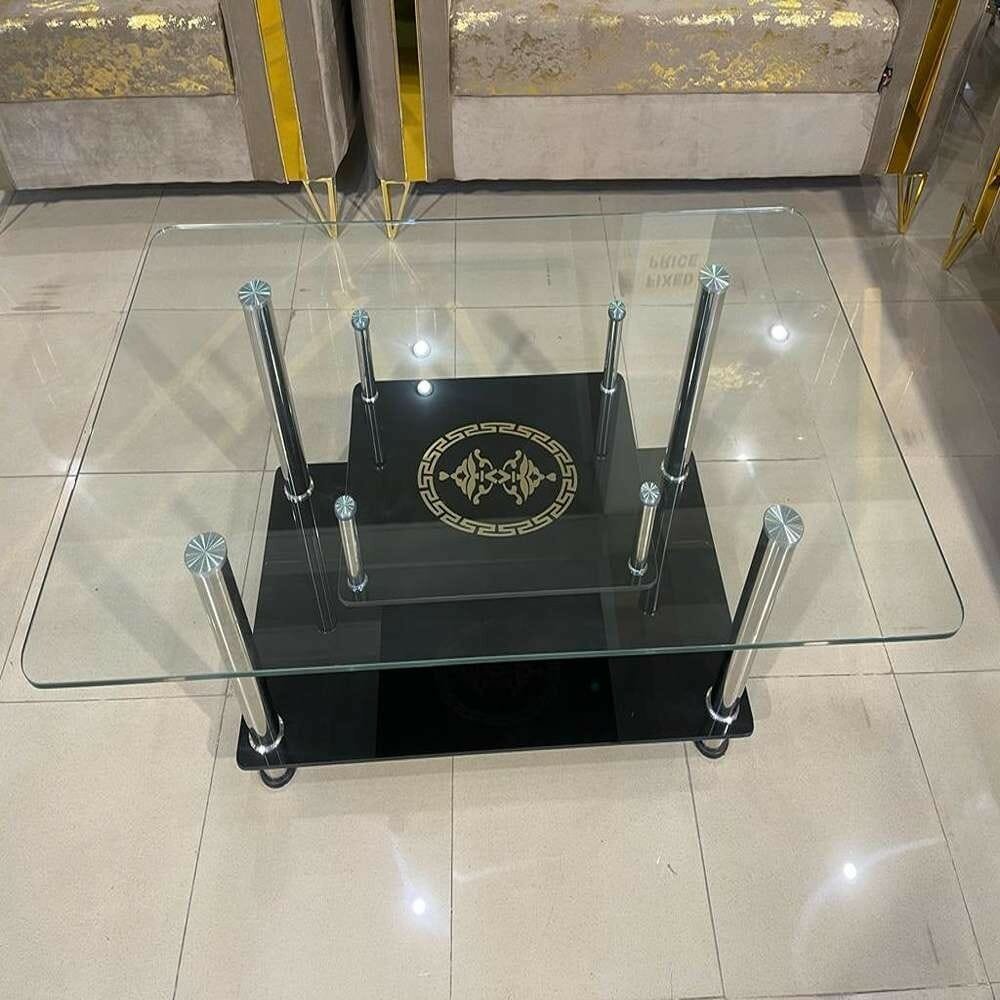 Sleek & Stylish Glass Top Center Table
