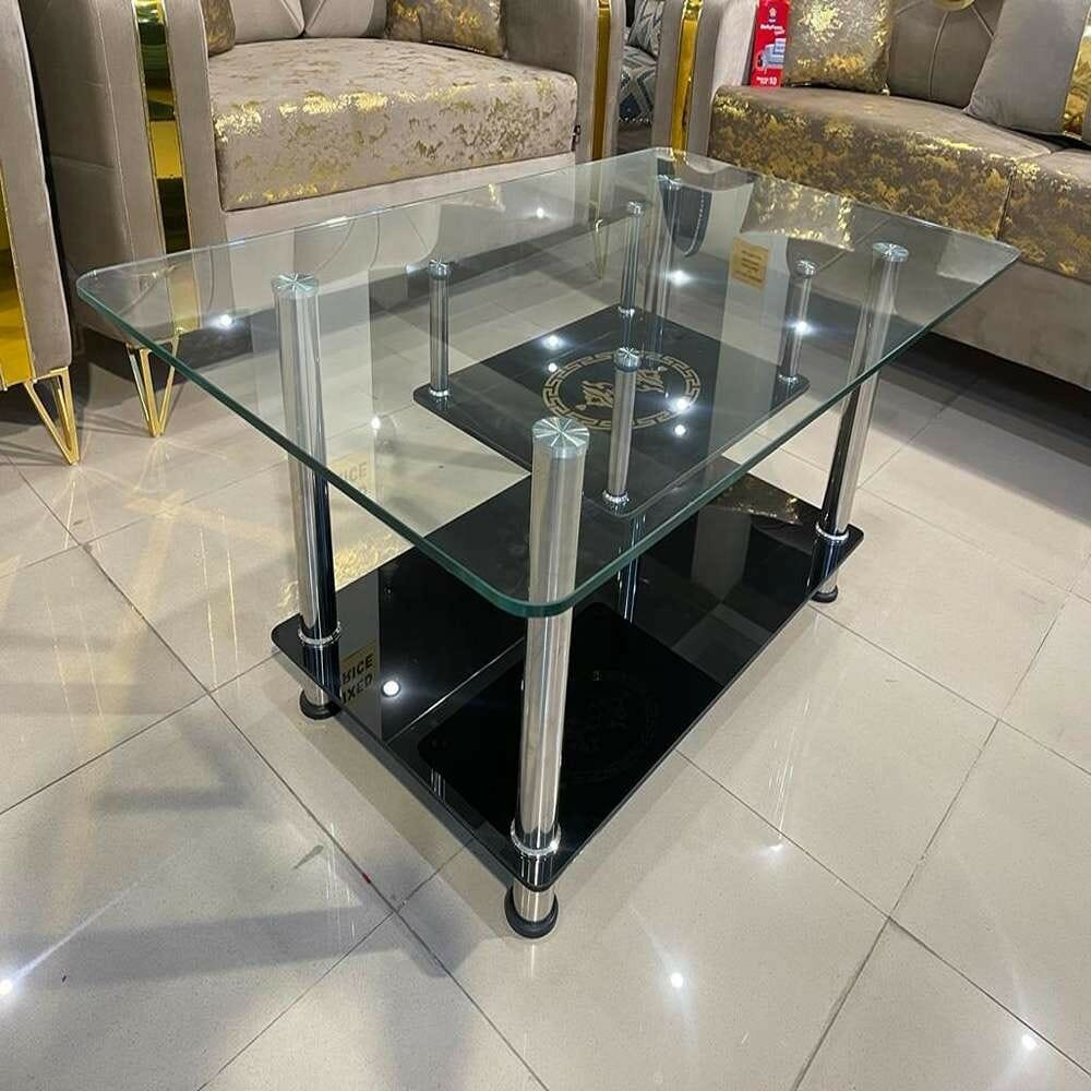 Sleek & Stylish Glass Top Center Table