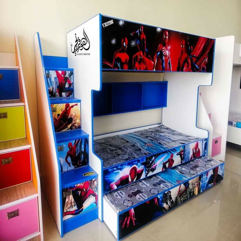 Kids Triple Bunker Bed