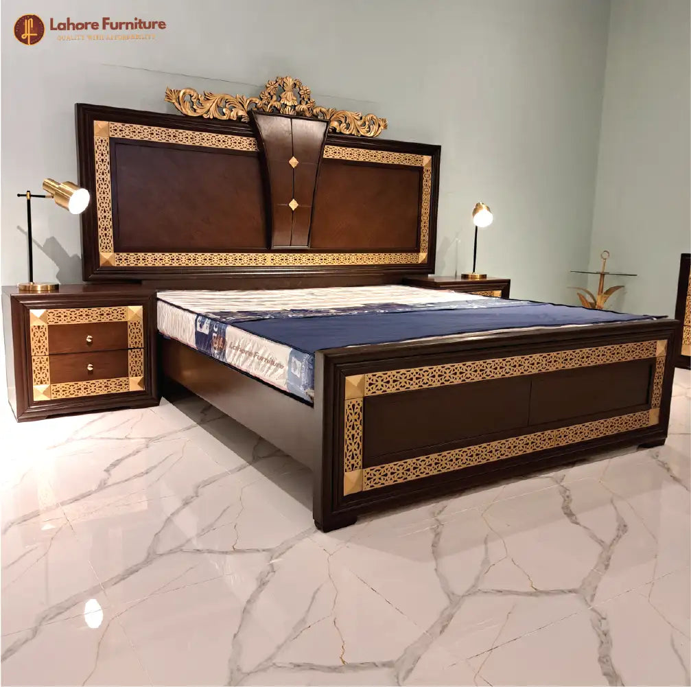 ArtisanalAntique Wooden Bed # AS05