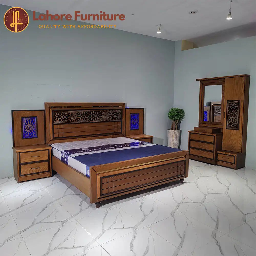 Double Bed Set AS10 for a Spacious and Comfy Bedroom – Lahore