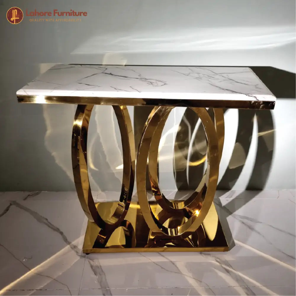 Sleek and Stylish Brass Console 3 Feet