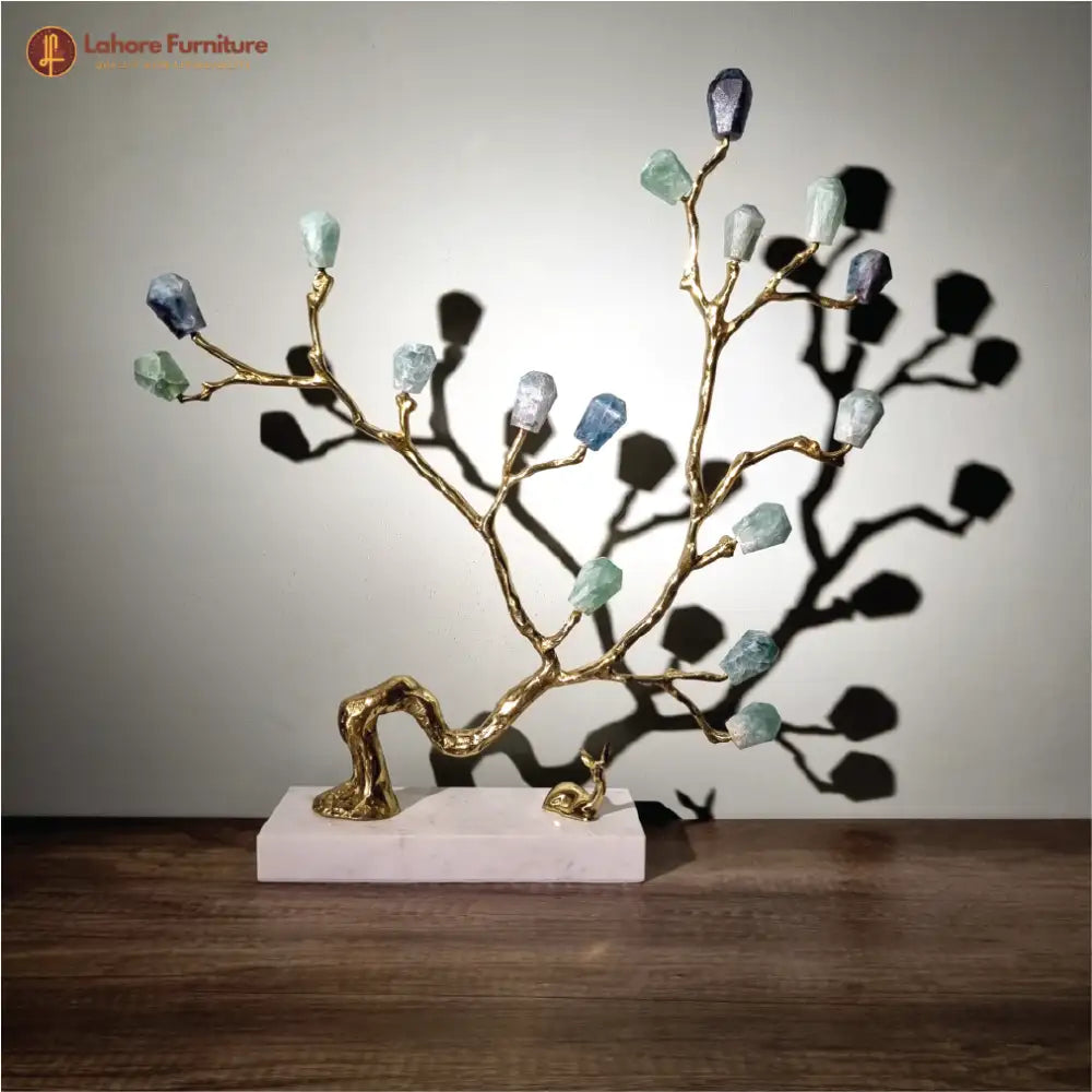 Brass Tree with Big Stones