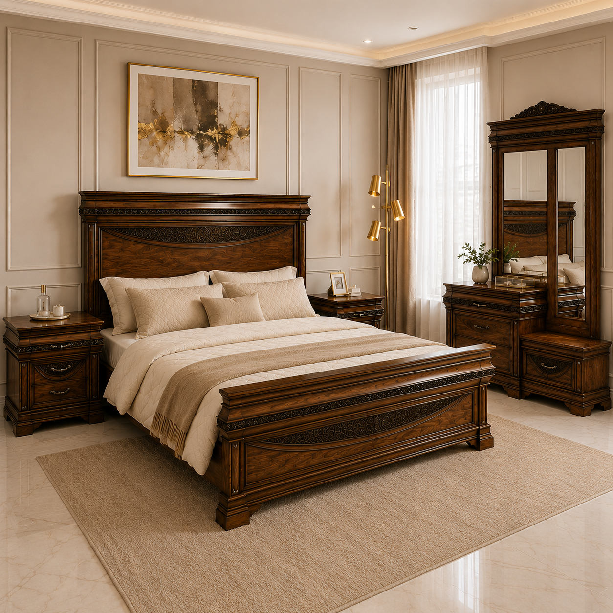 Modern Bed Set - AK26
