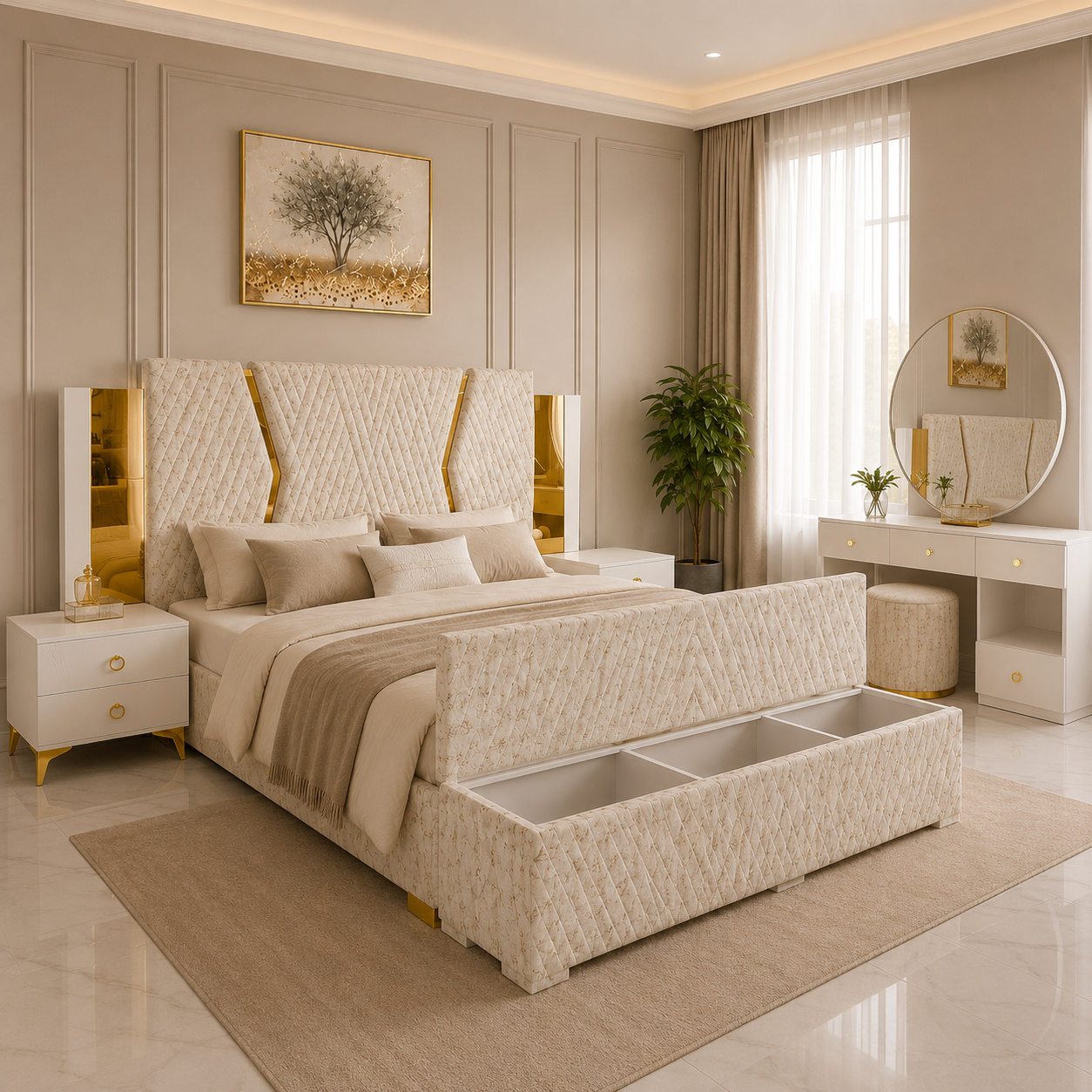 Modern and Chic Bed Set - PS06