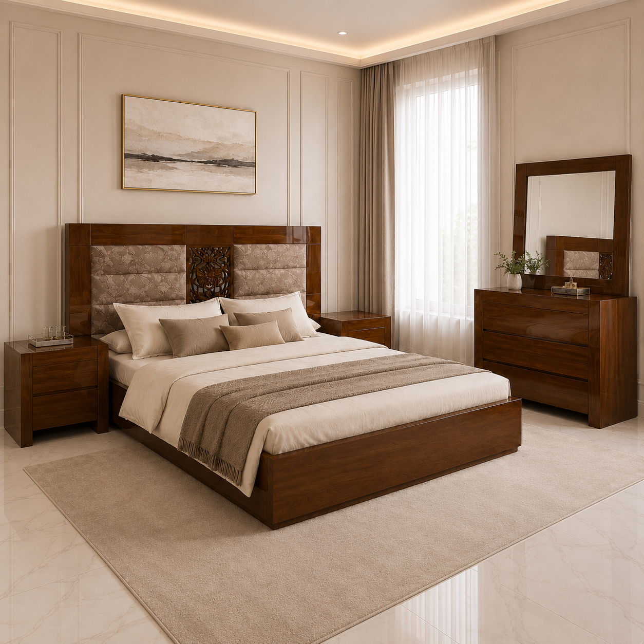 New Lavish Bed Set -  AS24