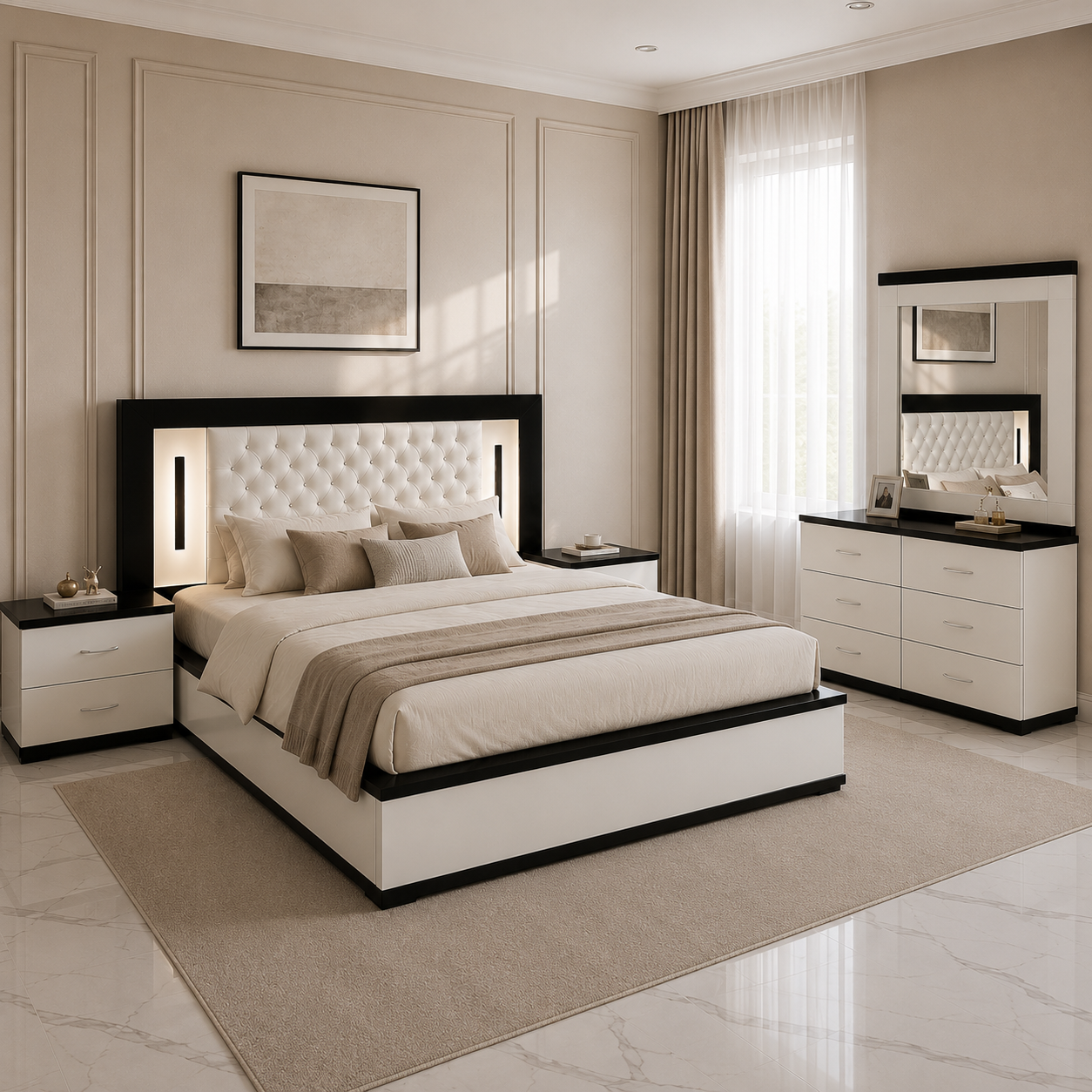 Stylish & Comfortable Double Bed - MD14
