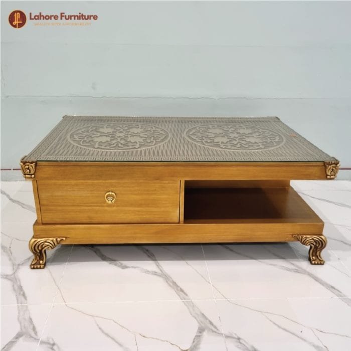 Drawer Globe Center Table # CT54