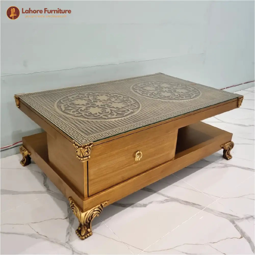 Drawer Globe Center Table # CT54