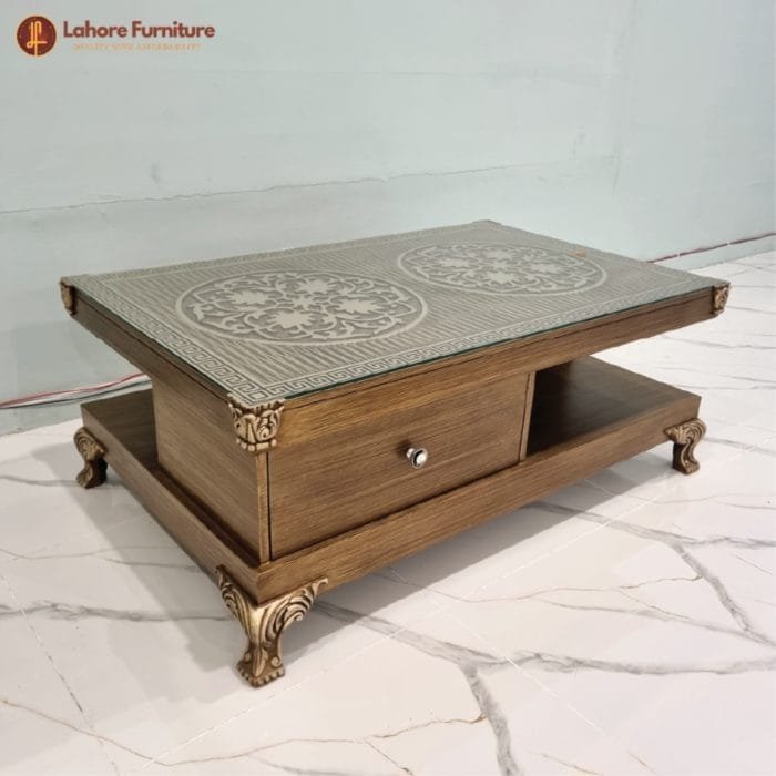 Drawer Globe Center Table # CT54