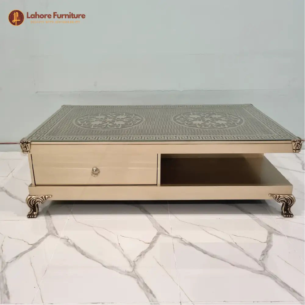 Drawer Globe Center Table # CT54