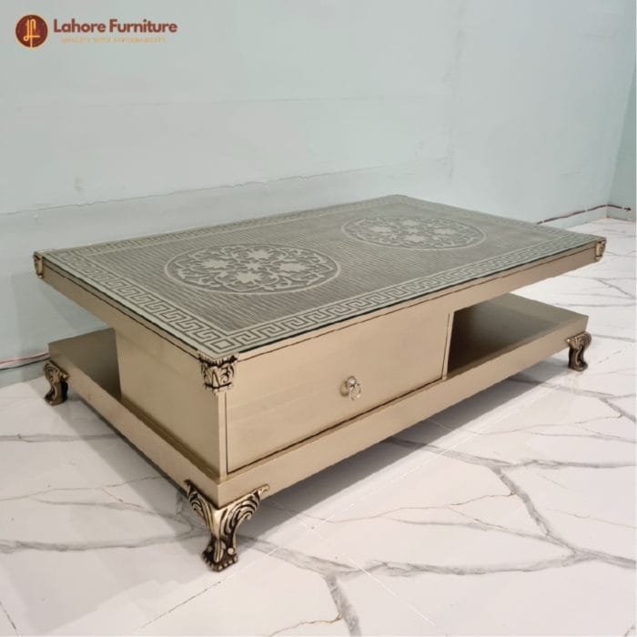 Drawer Globe Center Table # CT54