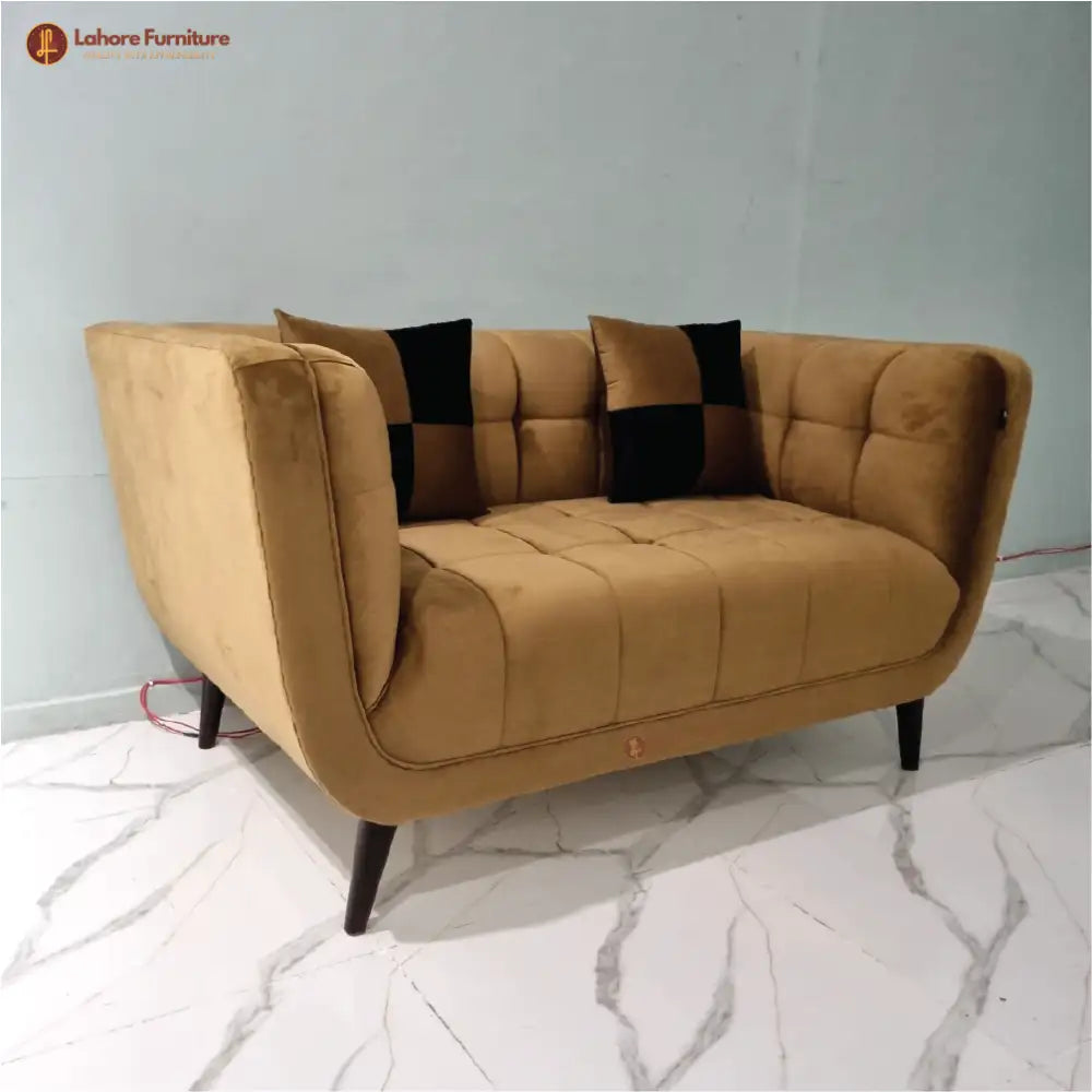 ElegantEnclave Wooden Loveseat Sofa # S14