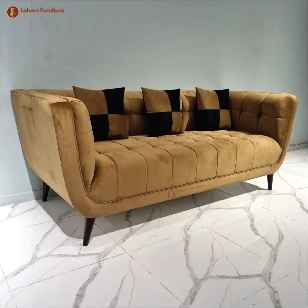 ElegantEnclave Wooden Loveseat Sofa # S14