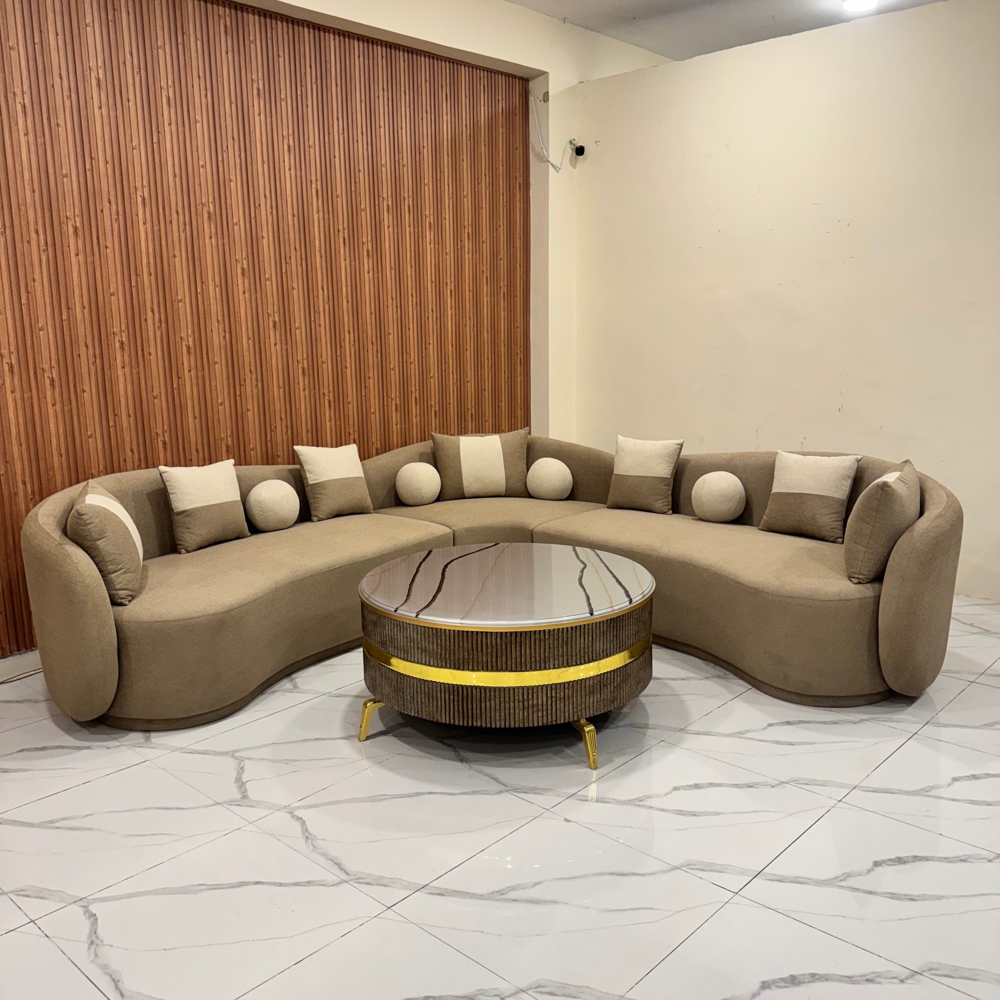 7 Seater L Shape Sofa L01 - image 2