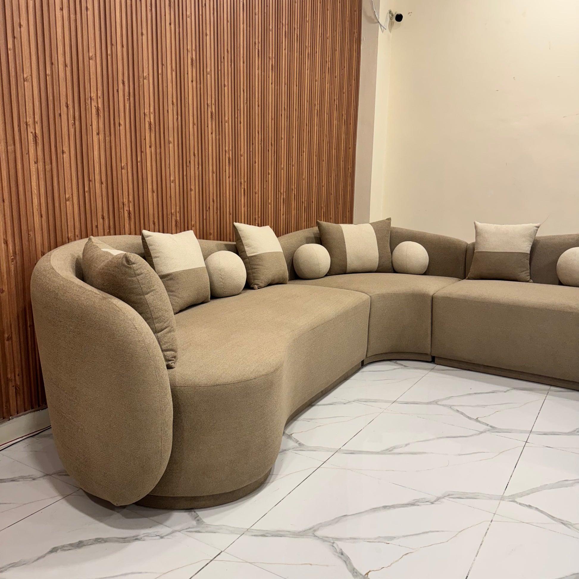 7 Seater L Shape Sofa L01 - image 3