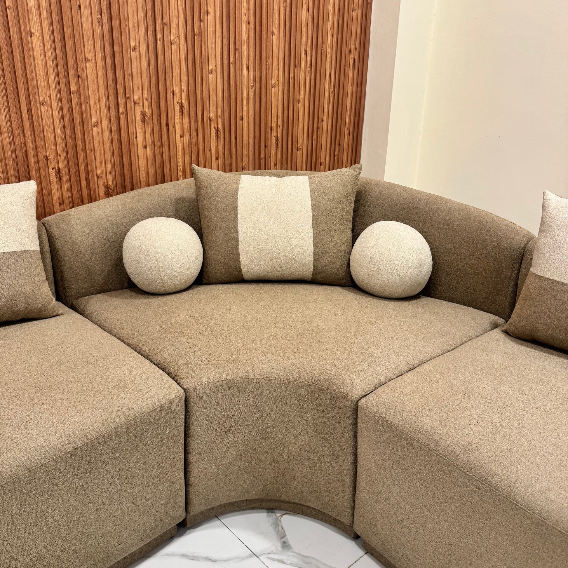 7 Seater L Shape Sofa L01 - image 4