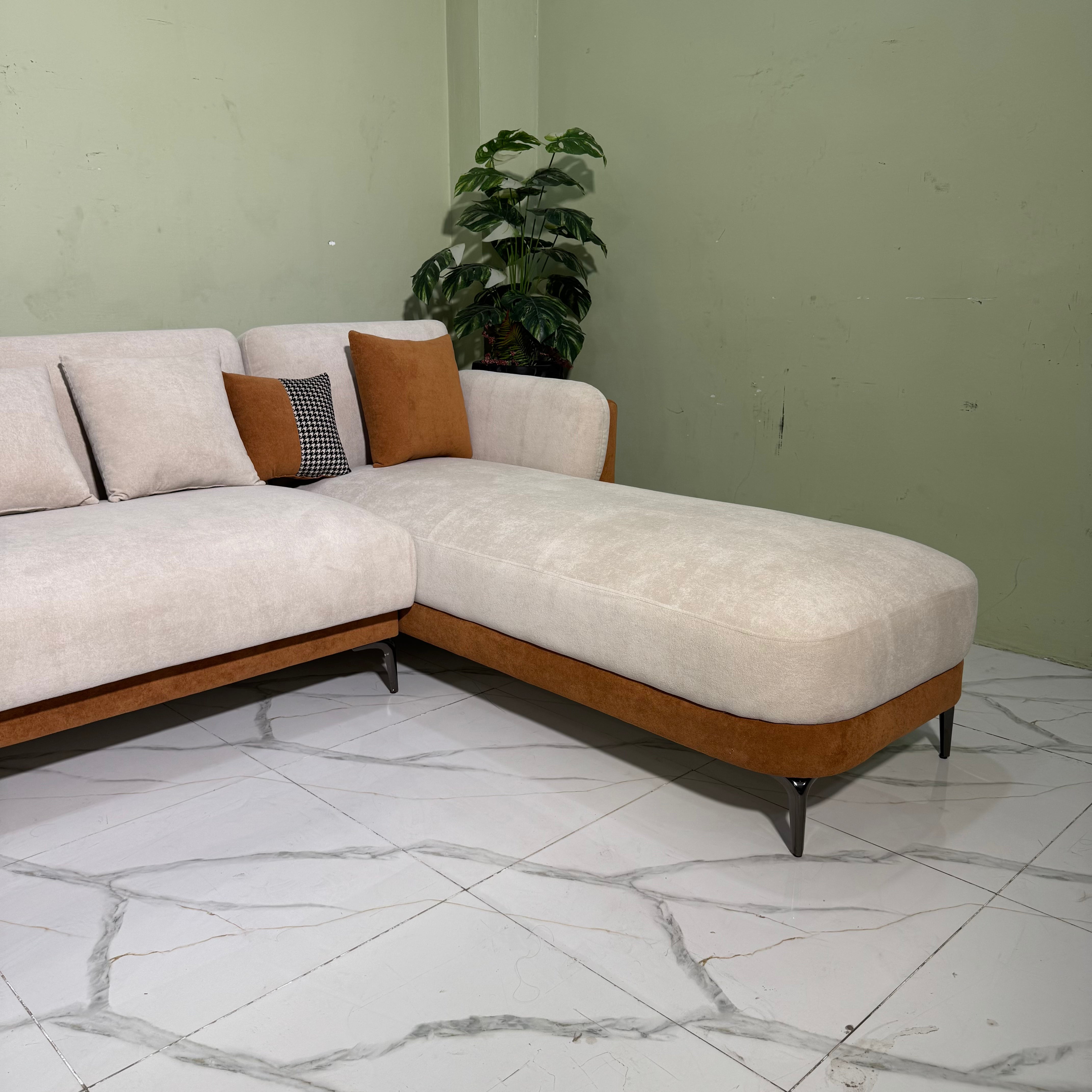 6 seater L-shaped Ls05