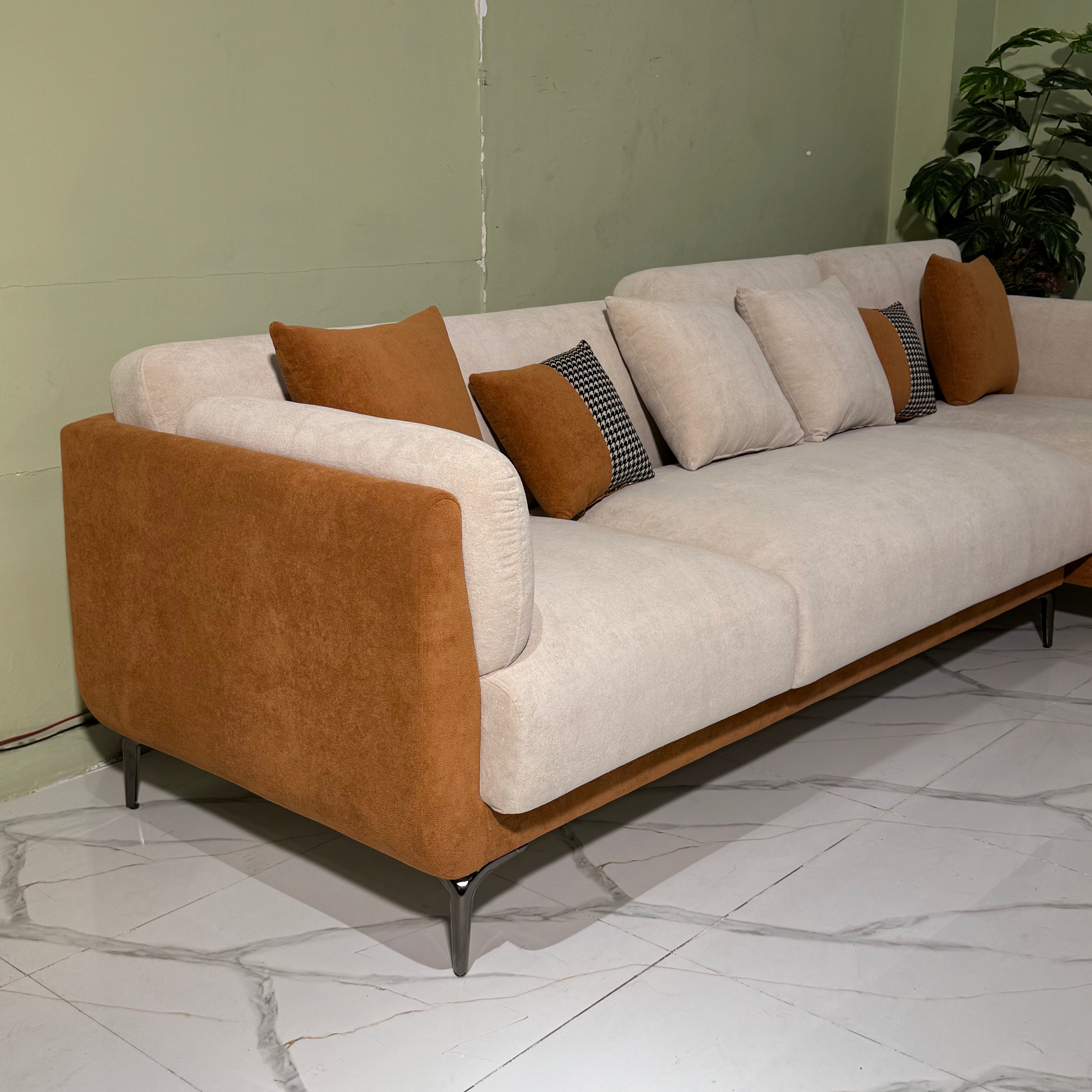 6 seater L-shaped Ls05