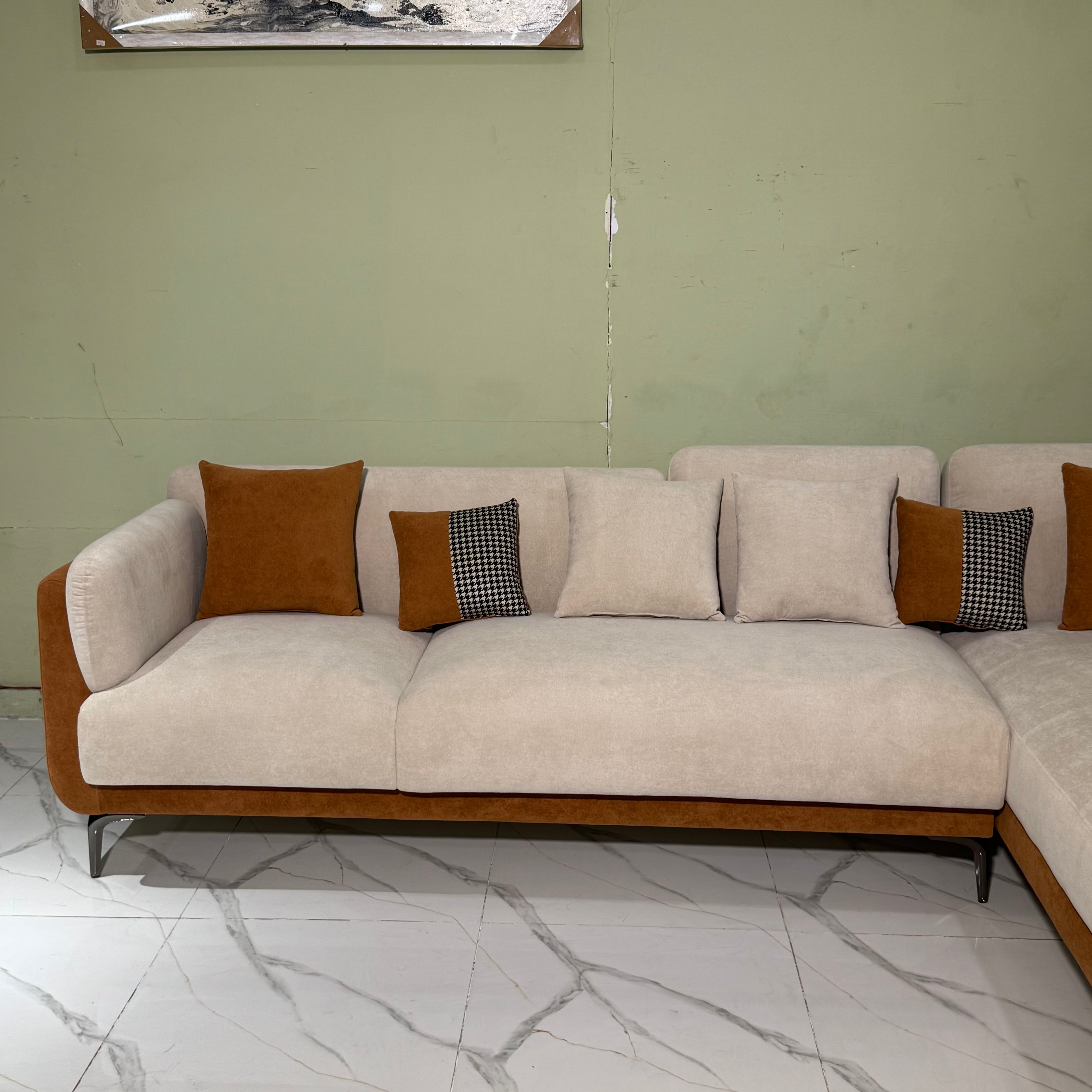 6 seater L-shaped Ls05