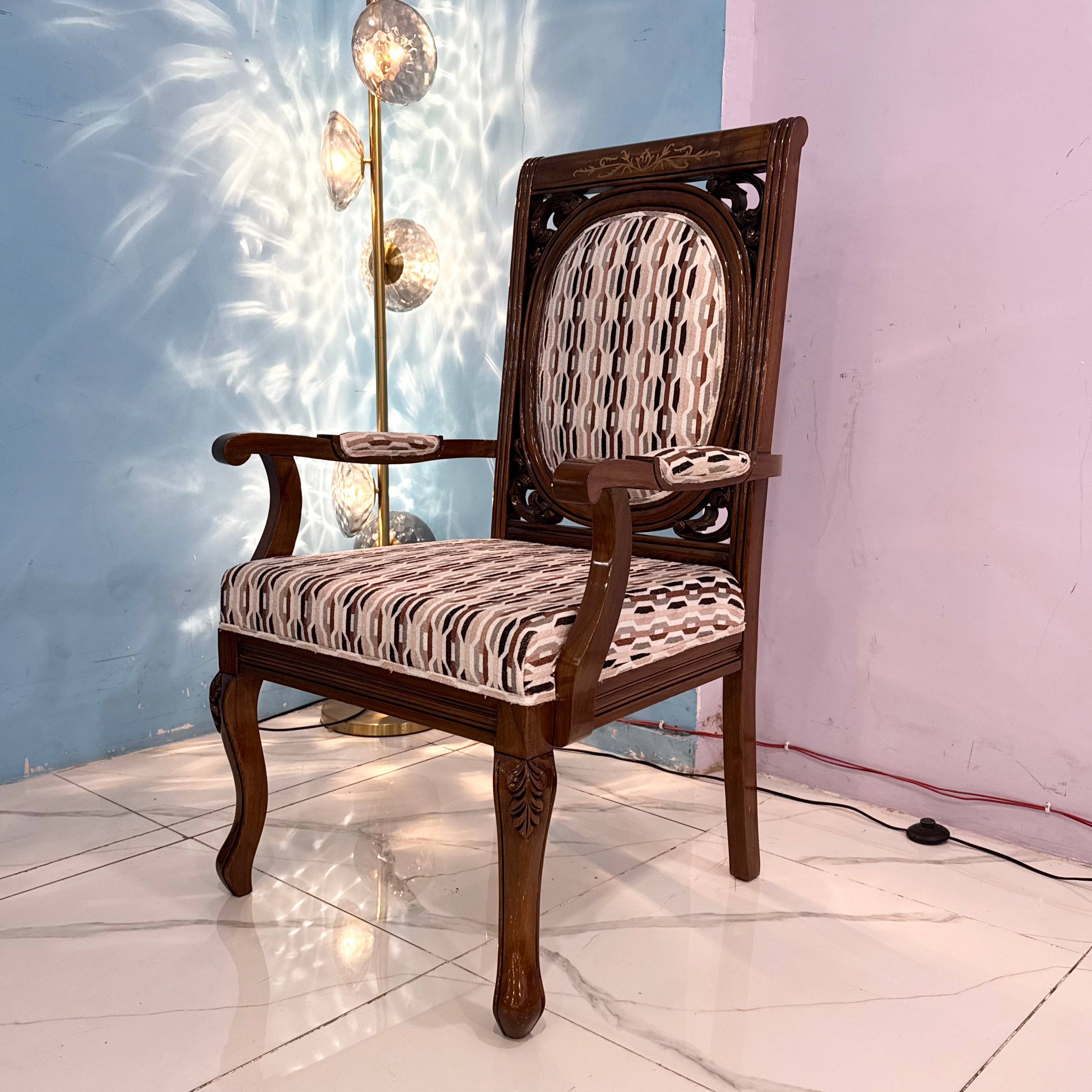 Imperial Hand-Carved Accent Bedroom Chair Set