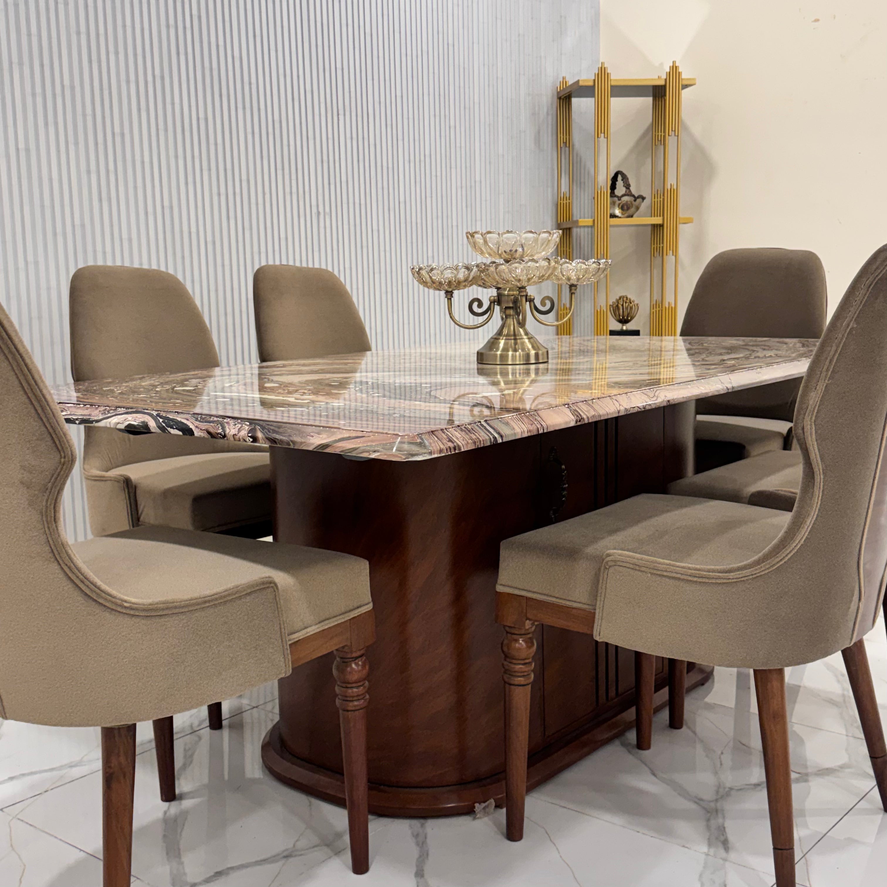6 Chair Dining Table SD36