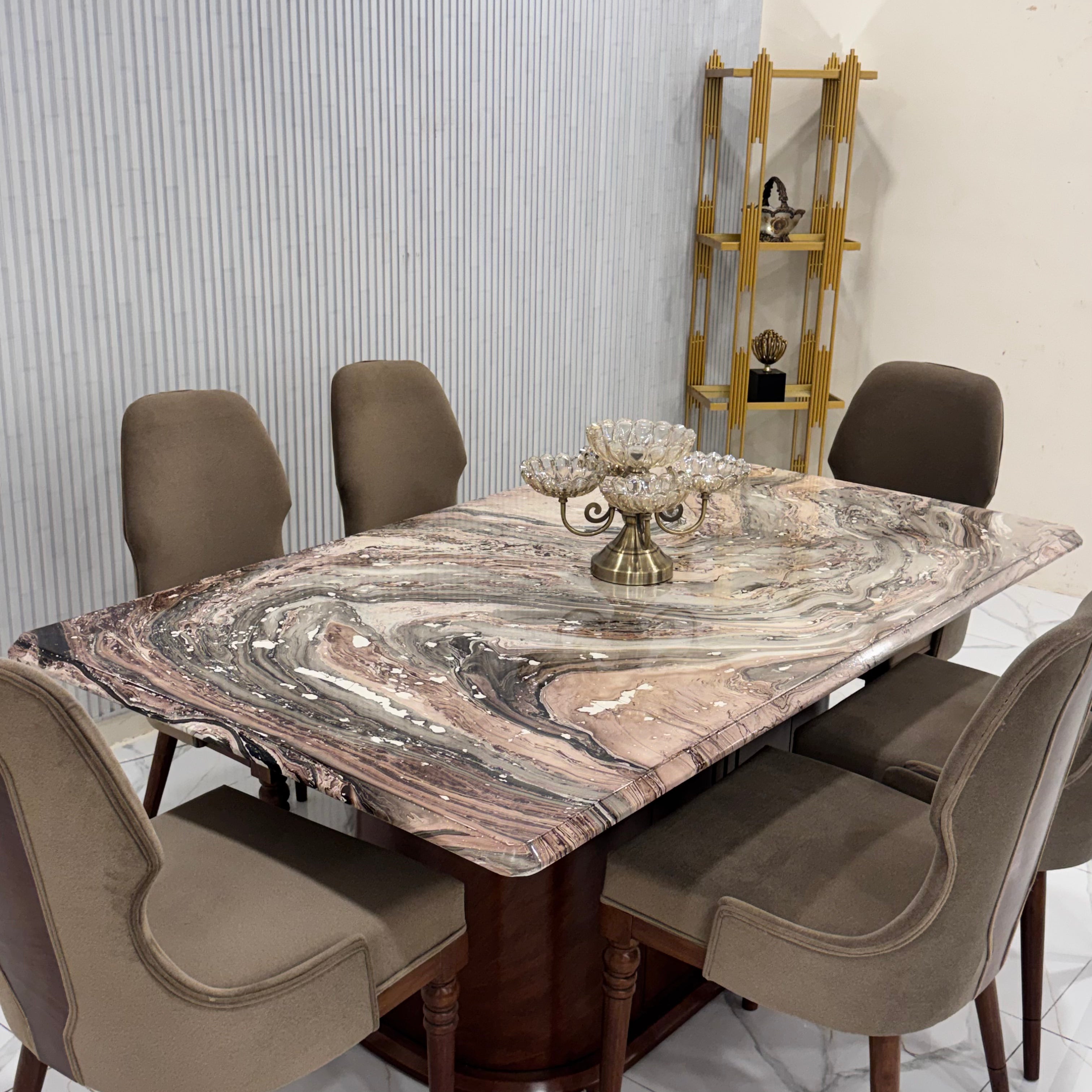 6 Chair Dining Table SD36