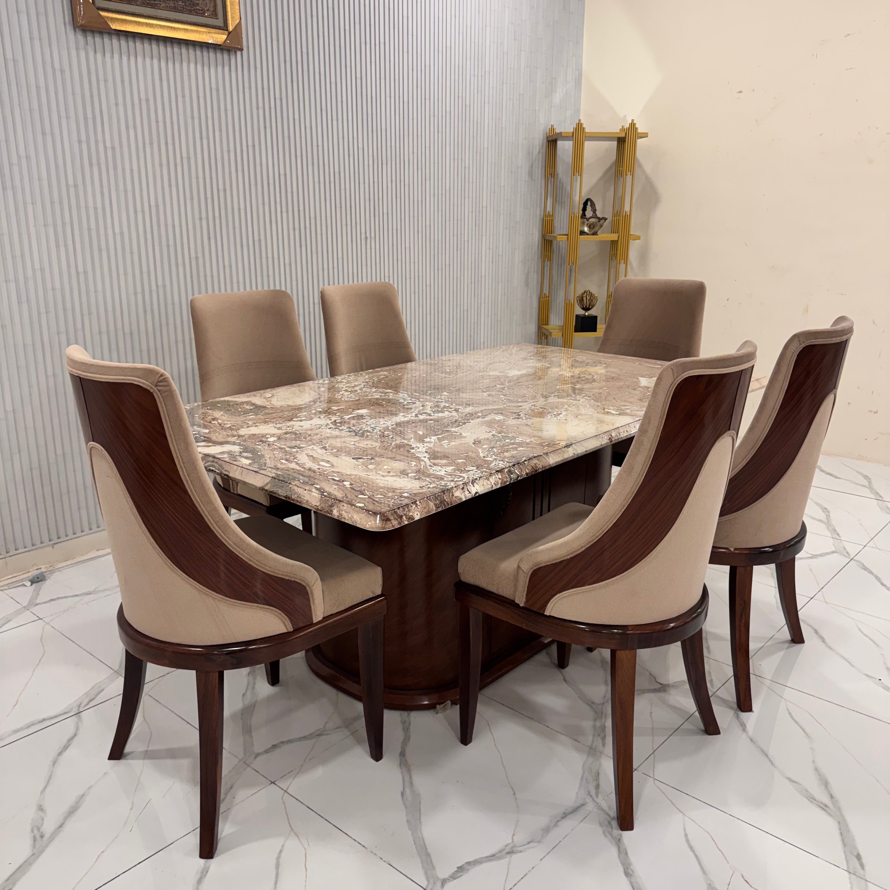 6 Chair Dining Table SD36