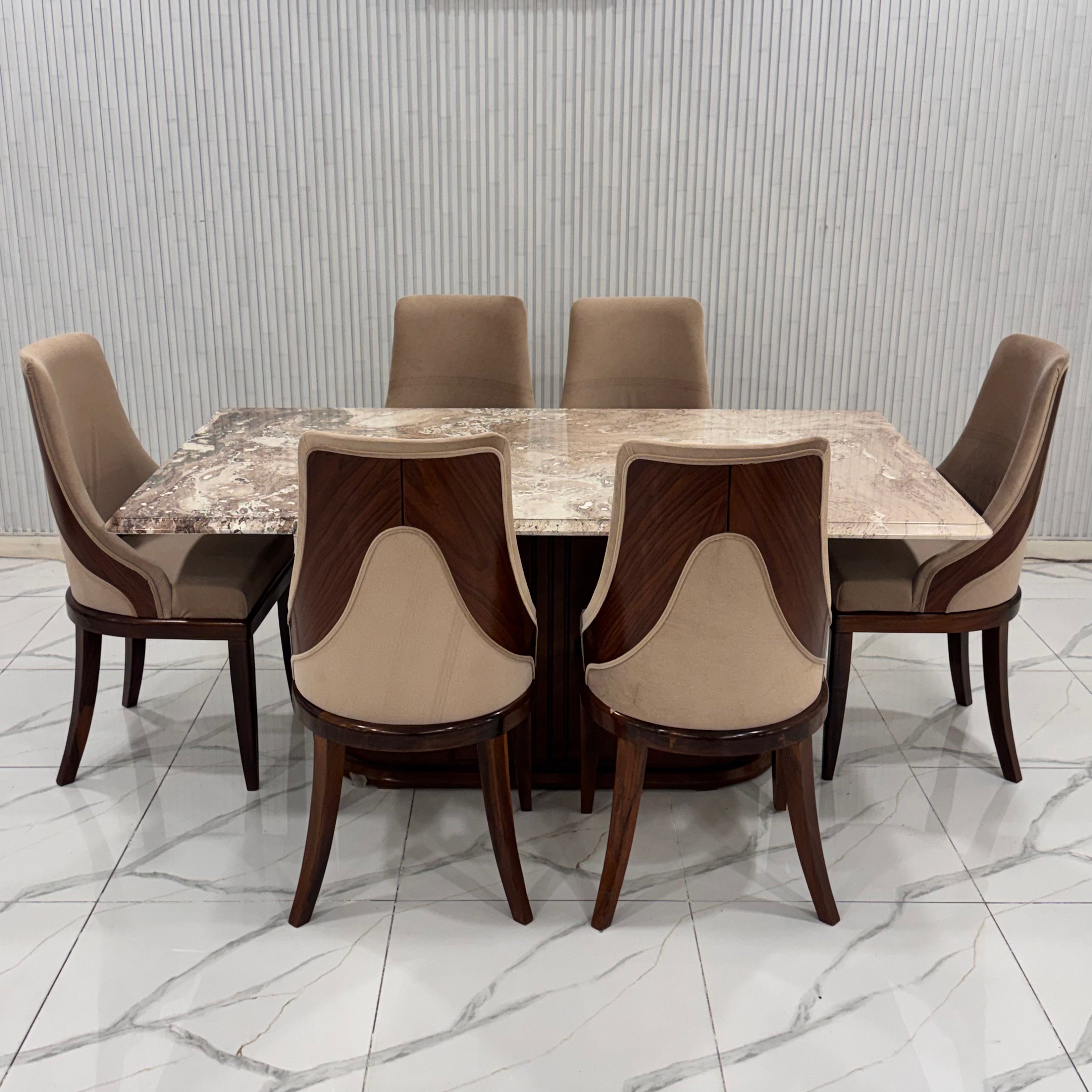 6 Chair Dining Table SD36