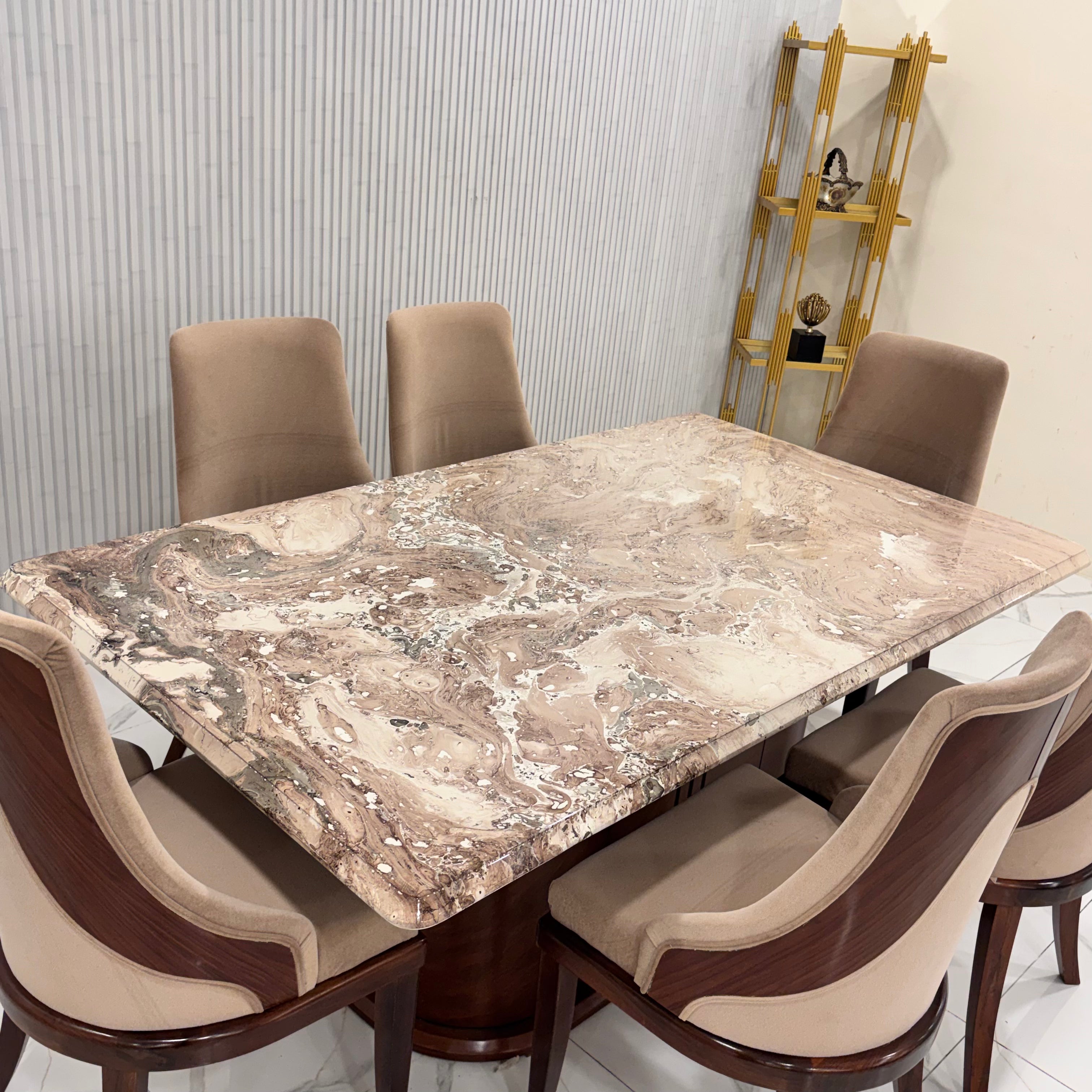6 Chair Dining Table SD36