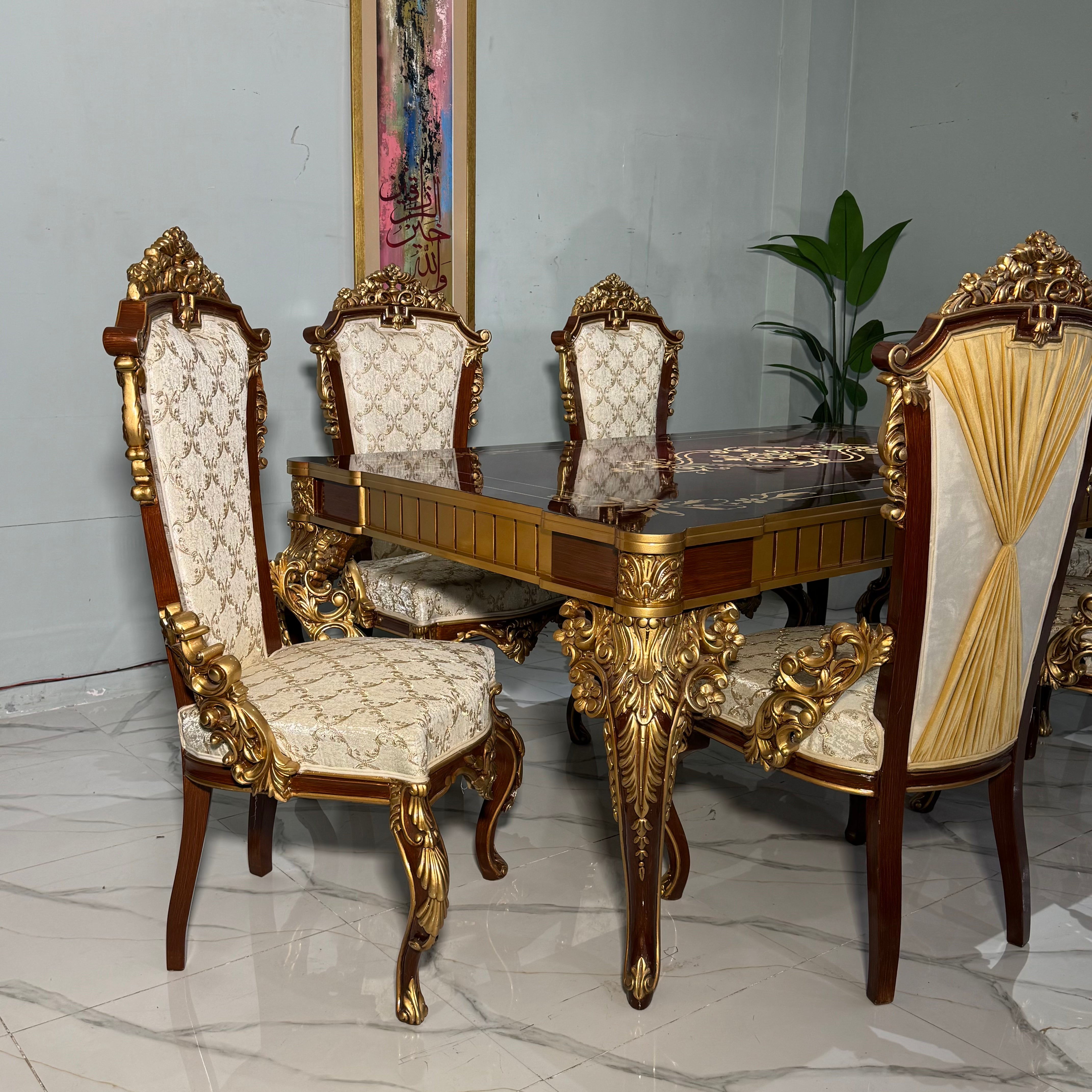 6 Chair Dining Table # SD29