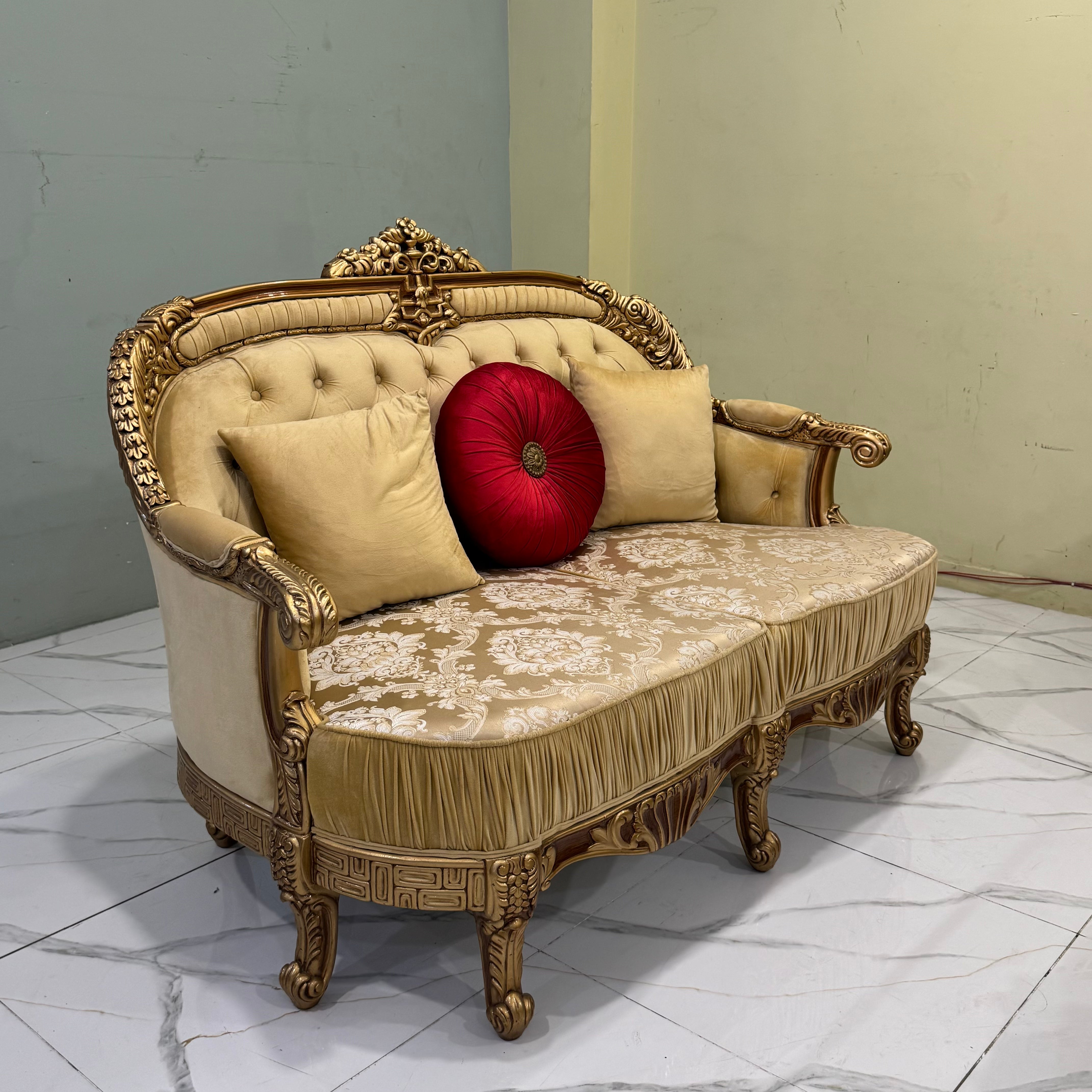 Sofa Set with Setti and Table # S54