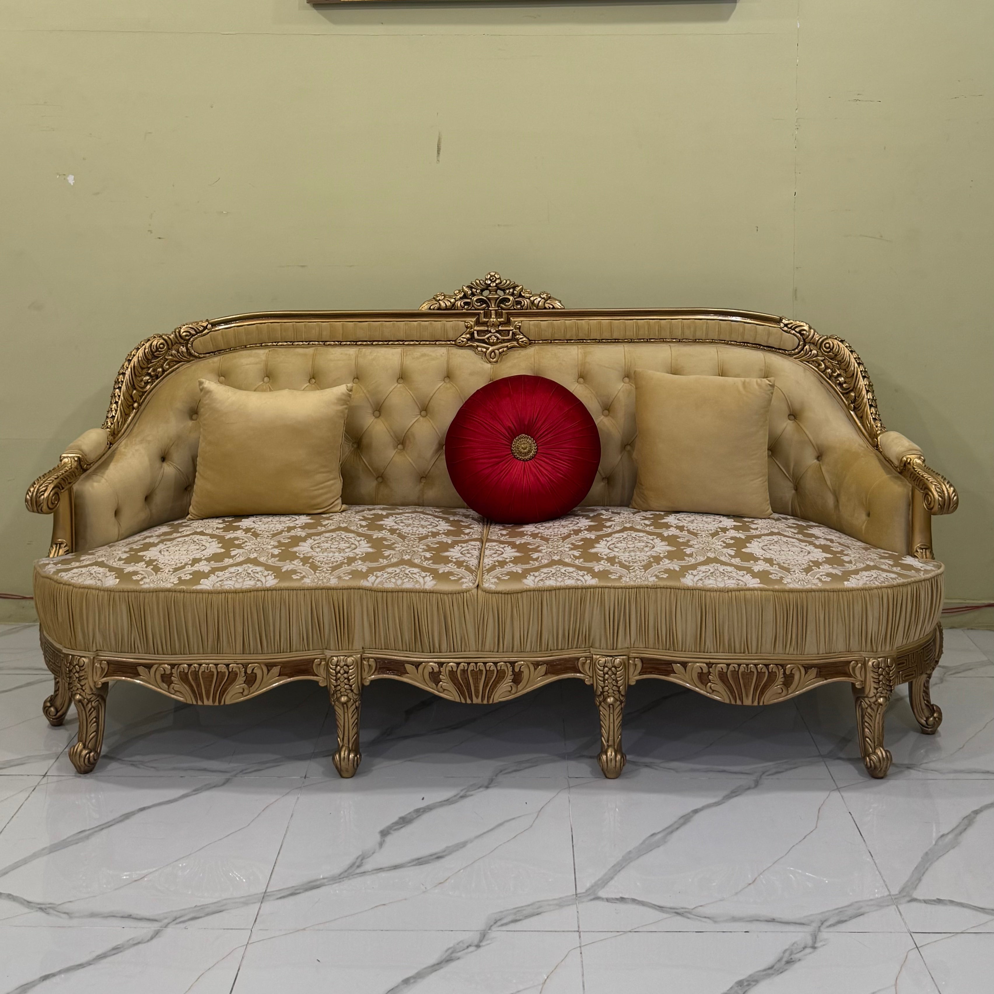 Sofa Set with Setti and Table # S54