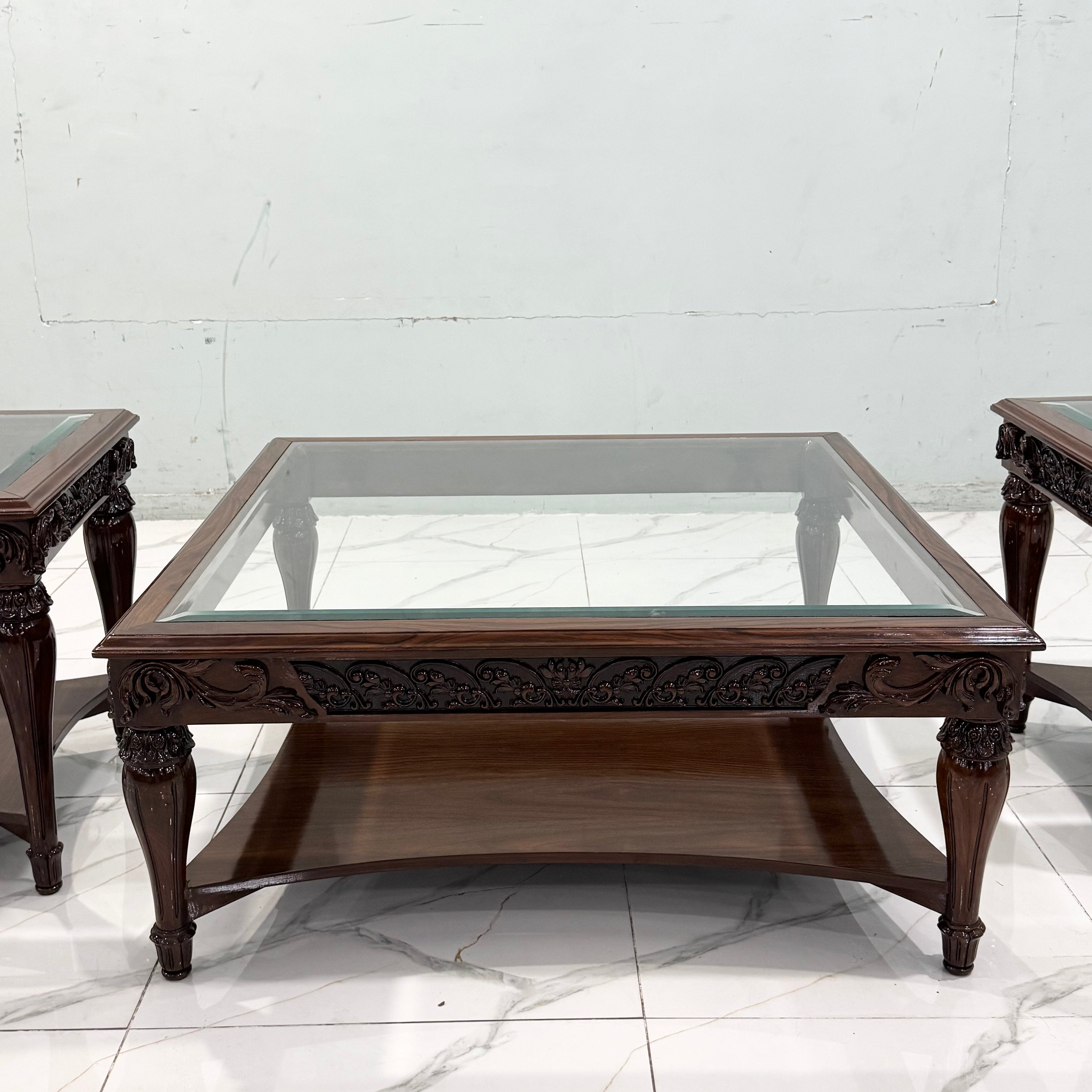 Carved Center Table # CT75