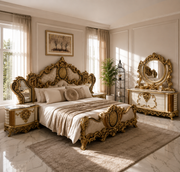 Imperial Gold Baroque Bed Suit
