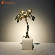 Unique Decorative Marble Base Dates Tree