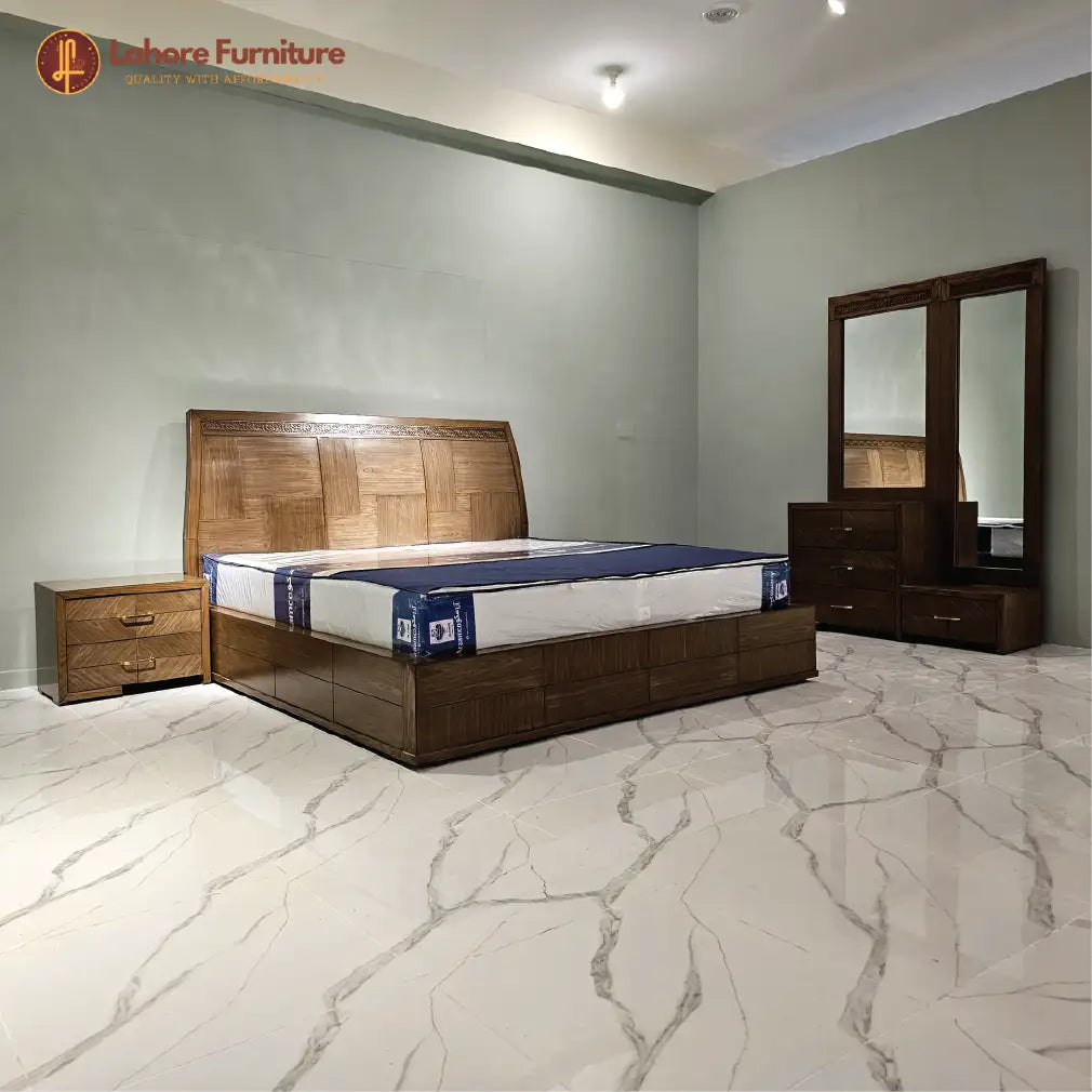 TranquilTimber Double Bed # AK01