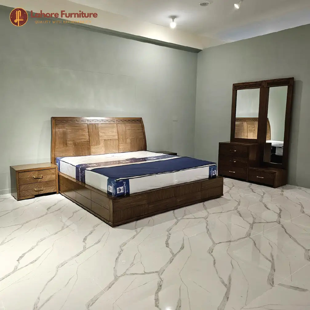 TranquilTimber Double Bed # AK01