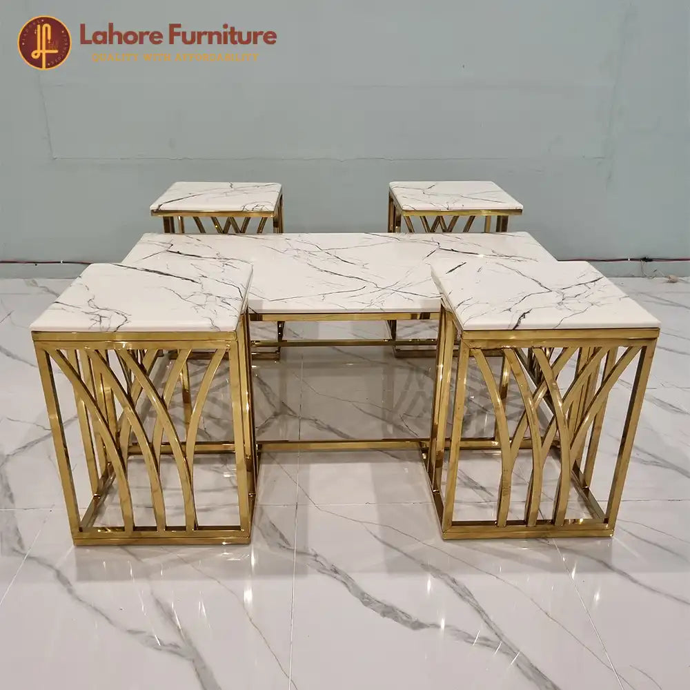 5 Piece Modern Table Set Imported